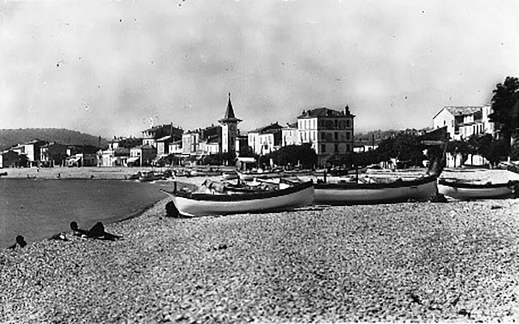 Ancien village de pêcheurs du Cros-de-Cagnes au début du 20ème siècle