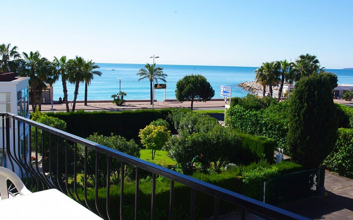 Chambre avec vue mer Ascot Motel - Cagnes-sur-Mer