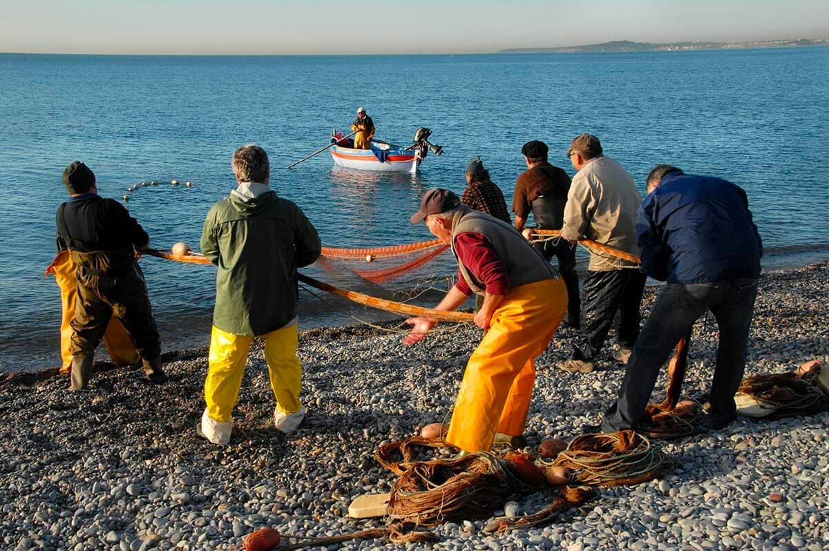 Pêche à la poutine à Cagnes-sur-Mer