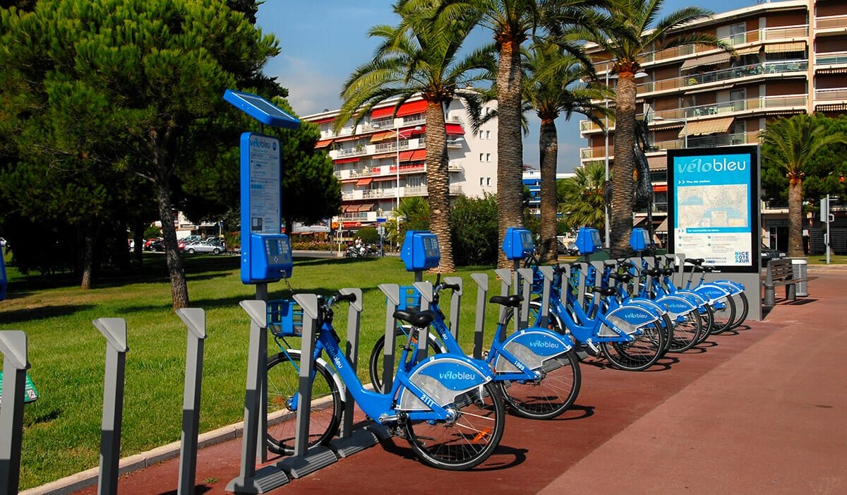 Station Vélo Bleu à Cagnes-sur-Mer