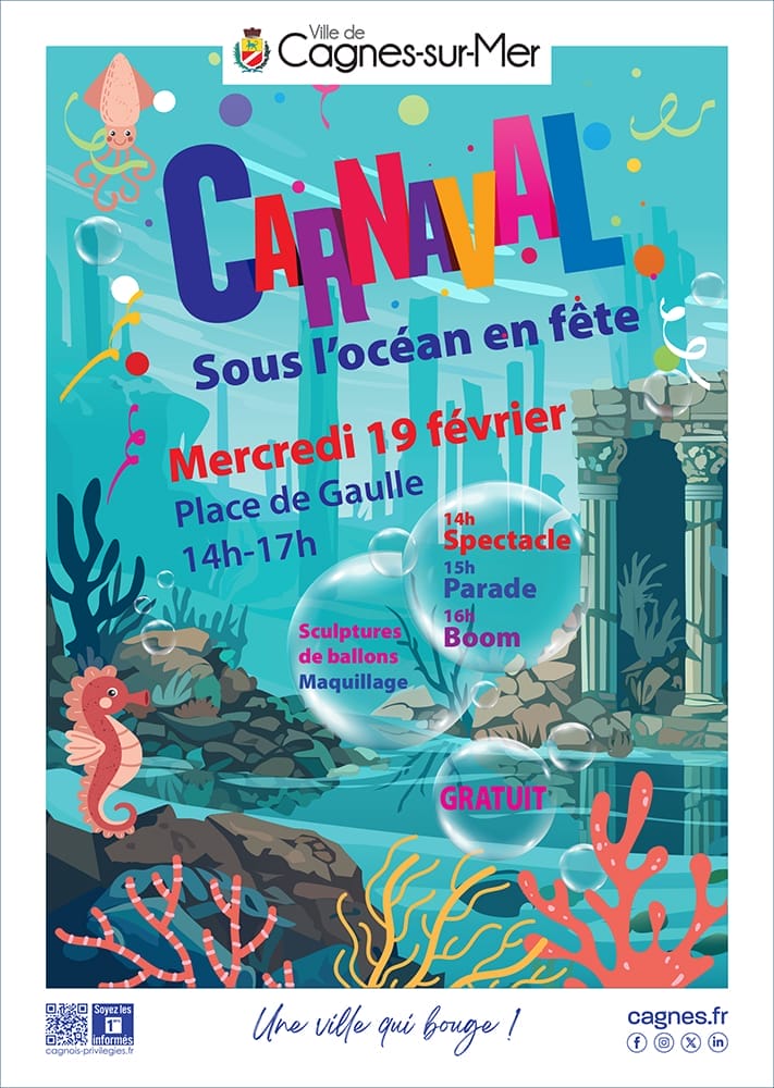 Carnaval 2025, sous l’océan en fête Destination Tourisme